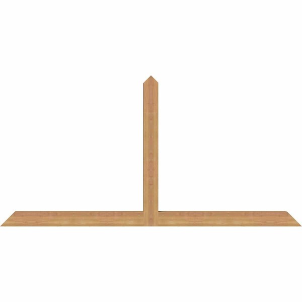Ekena Millwork Portland Timber Gable Bracket, Western Red Cedar, 72"W x 36"H x 3 1/2"D x 3 1/2"F, 12/12 Pitch GBW072X36X0404POR00SWR - main